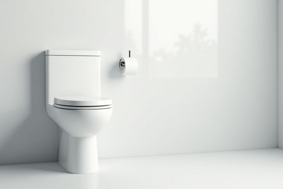Saubere Toilette nach professioneller Rohrreinigung